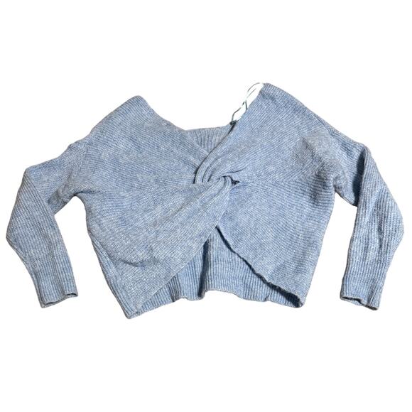 NWOT Anthro Bishop + Young Jocelyn Twist Back
Sweater Size Large Light Blue - Picture 3 of 6